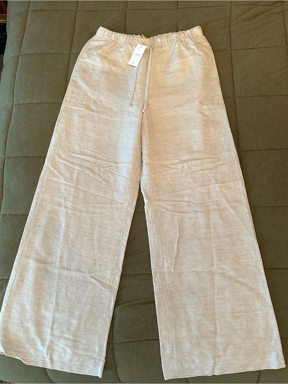Aritzia Wilfred NWT Lodge Pants in CruiseLinen Fabric - Picture 4 of 12